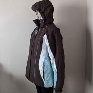 Columbia 3-in-1 waterproof ski Interchange jacket, women's large